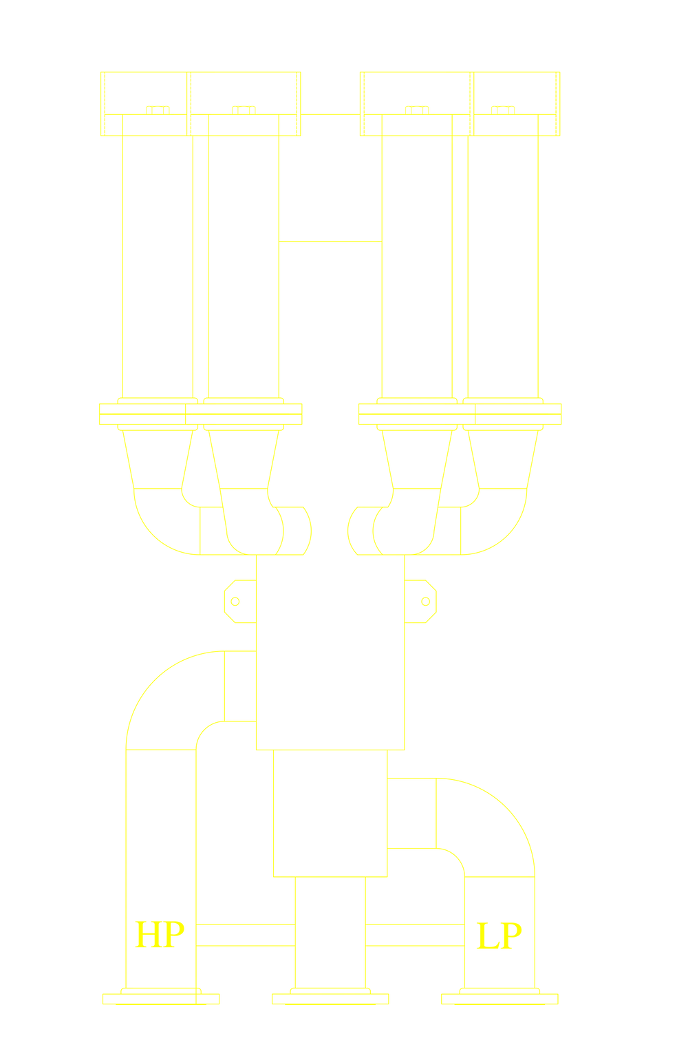 AF-6 Series gas flare configuration diagram