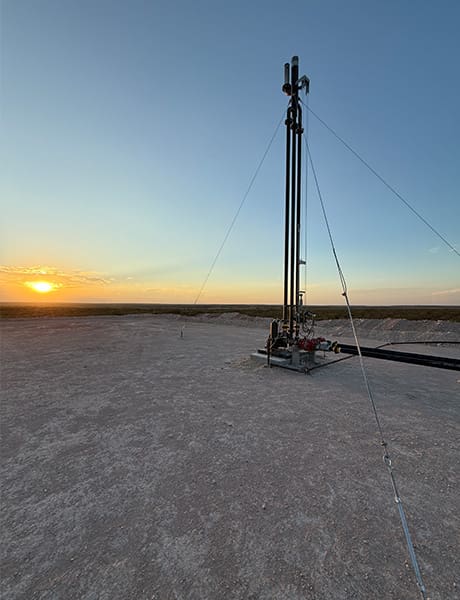 Flame arrestor installed in field application