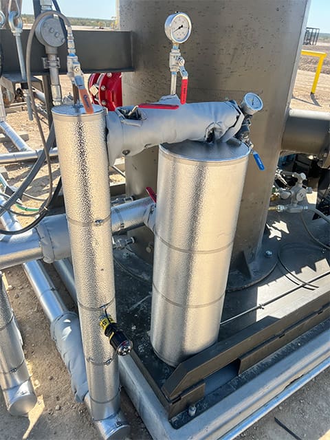 Fuel Gas Knock Out Pots system