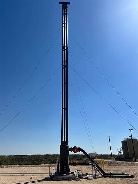 Single or Dual Chamber Integral Flare Knock Outs